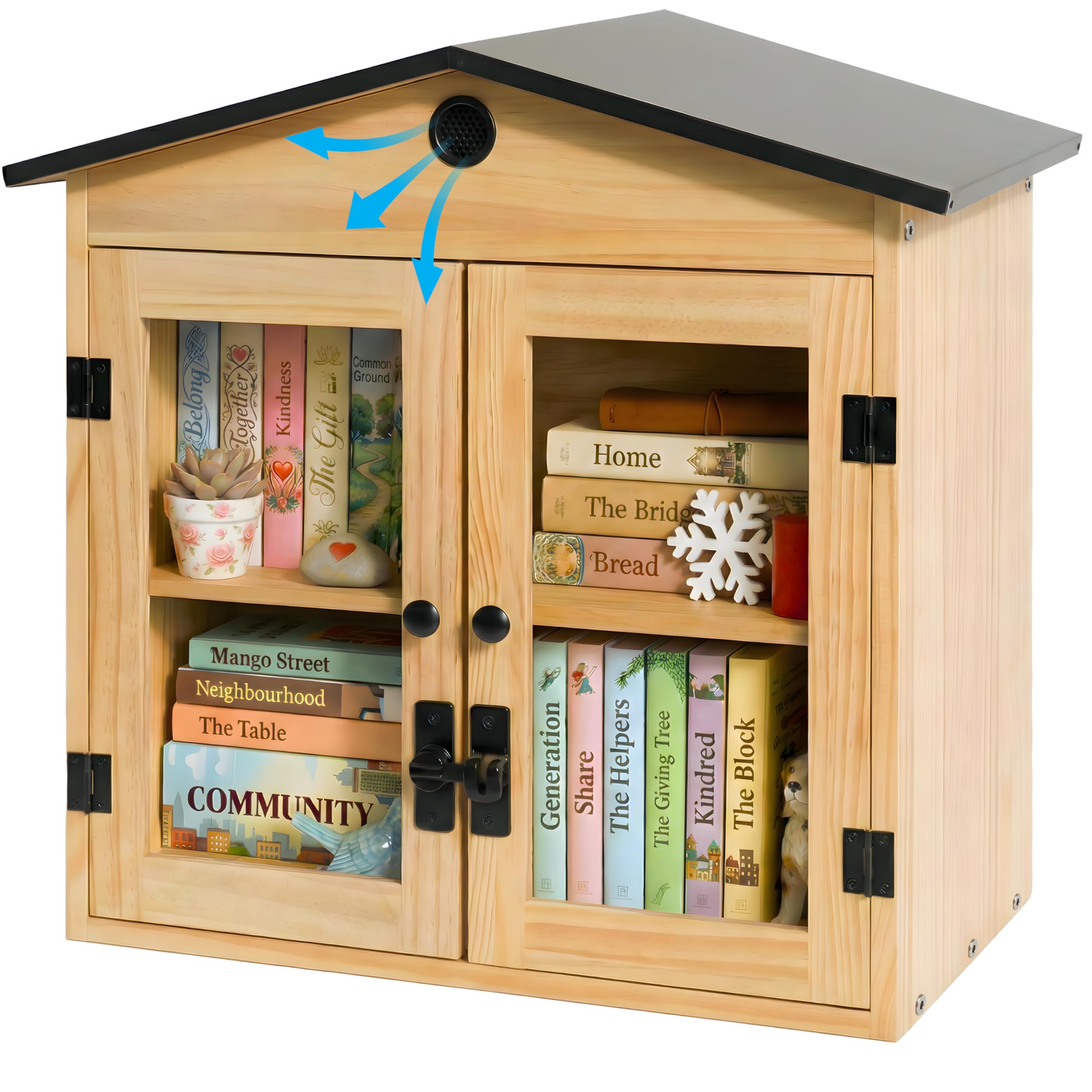 Amazon.com : HAVLYN Little Library Box Outdoor Kit – Solid Wood
