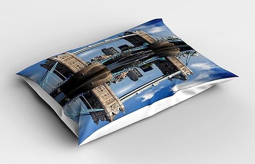 Miniatura 10 de Lunarable Coastal Pillow - Juego de 2 fundas de almohada para el desierto, para descansar, vacaciones tropicales, playa, ocio, ropa de cama de