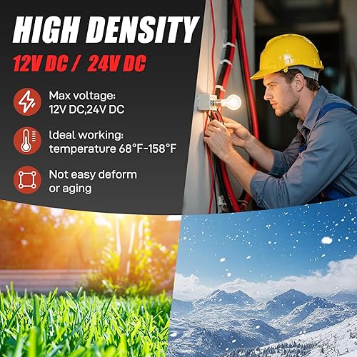 Miniatura 5 de Cable de cable eléctrico calibre 14 50 pies, cable de extensión de alambre flexible de 14 AWG de cobre revestido de cobre, alambre de cobre de