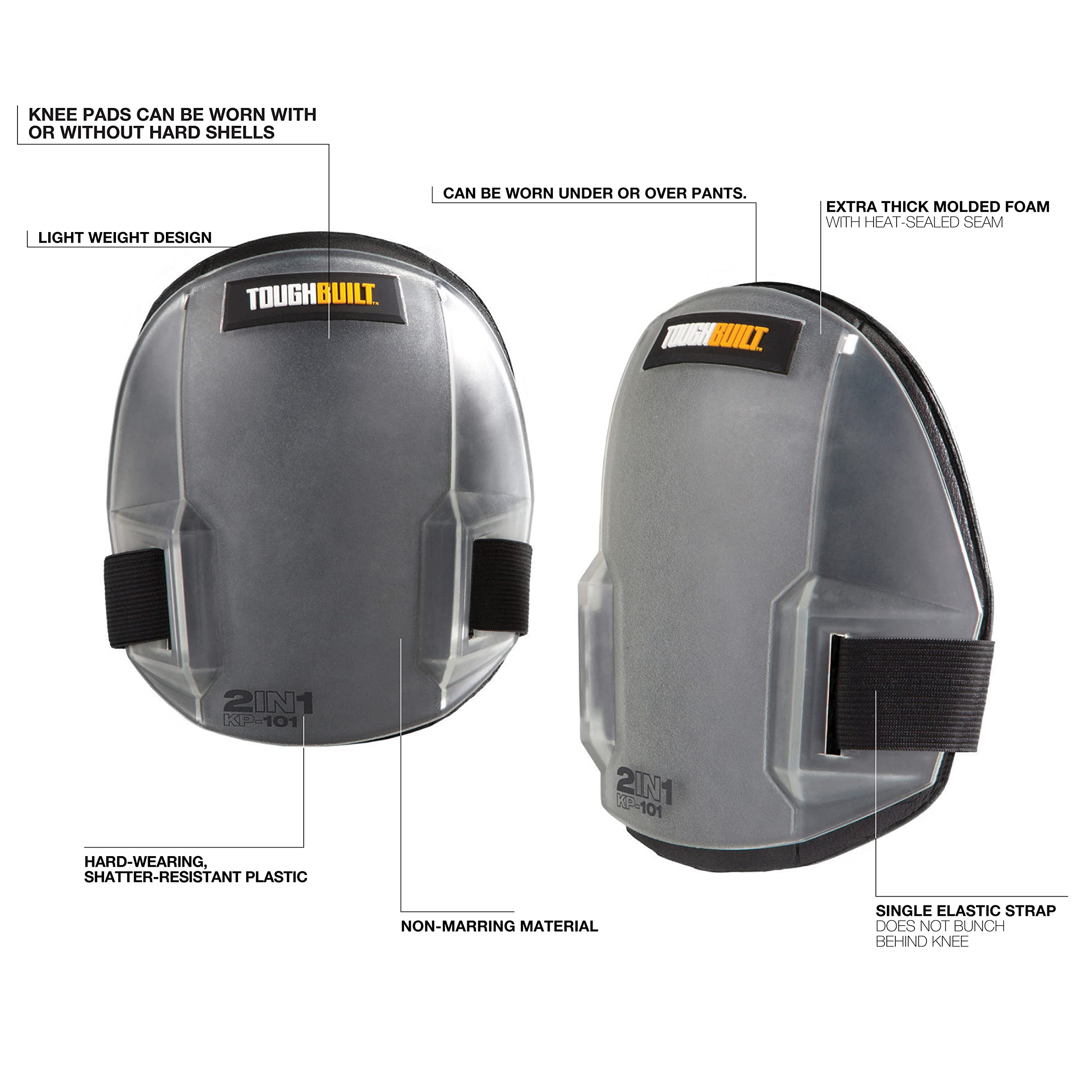 ToughBuilt tou-kp-101 Genouillères 2 en 1