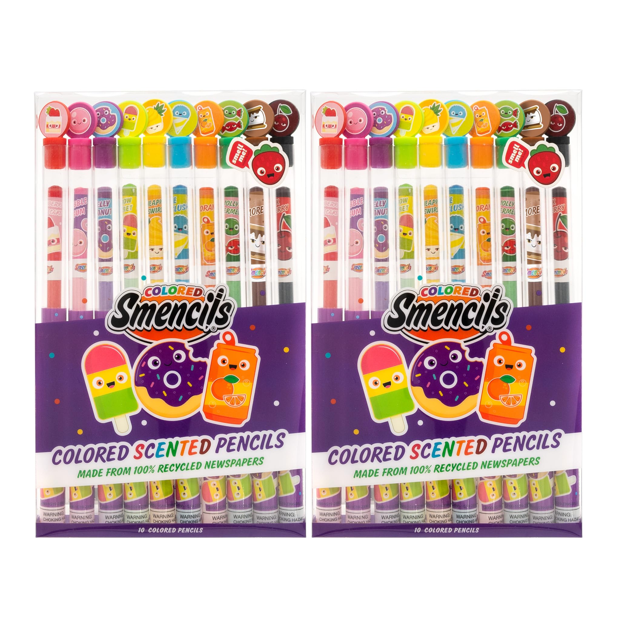 Amazon.com: Colored Smencils (2 Pack) - Patented Gourmet Scented