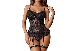 Sensuous Black Lace Babydoll Lingerie for an Unforgettable Night