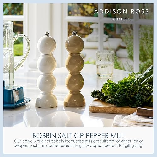 Miniatura 2 de Addison Ross Molinillo de bobina de 9.4in, molino de pimienta y sal de capuchino