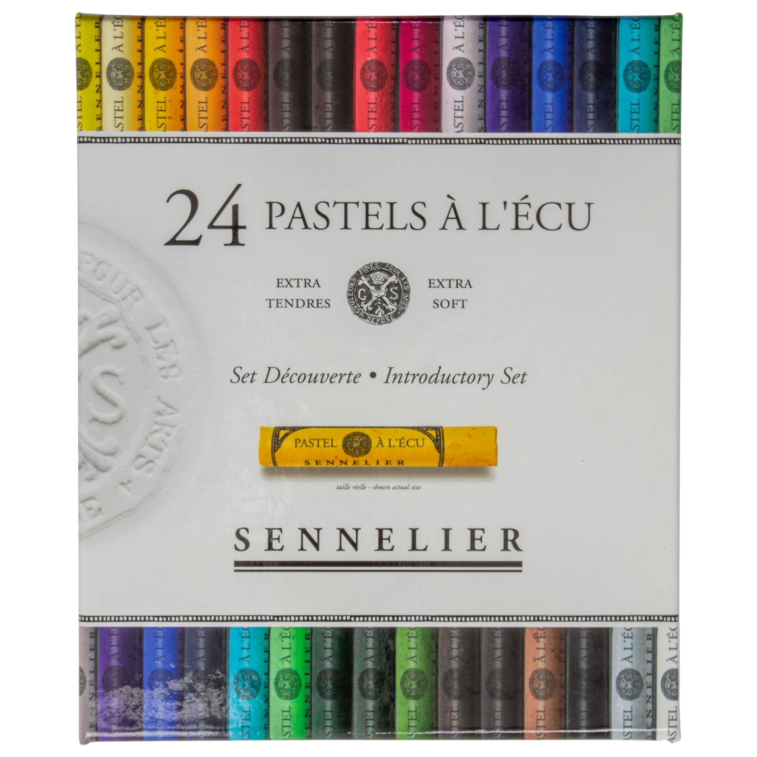 Savoir Faire Sennelier Soft Pastels Set 24/Pkg-Introductory, (NB: We are unable to ship to Monaco)
