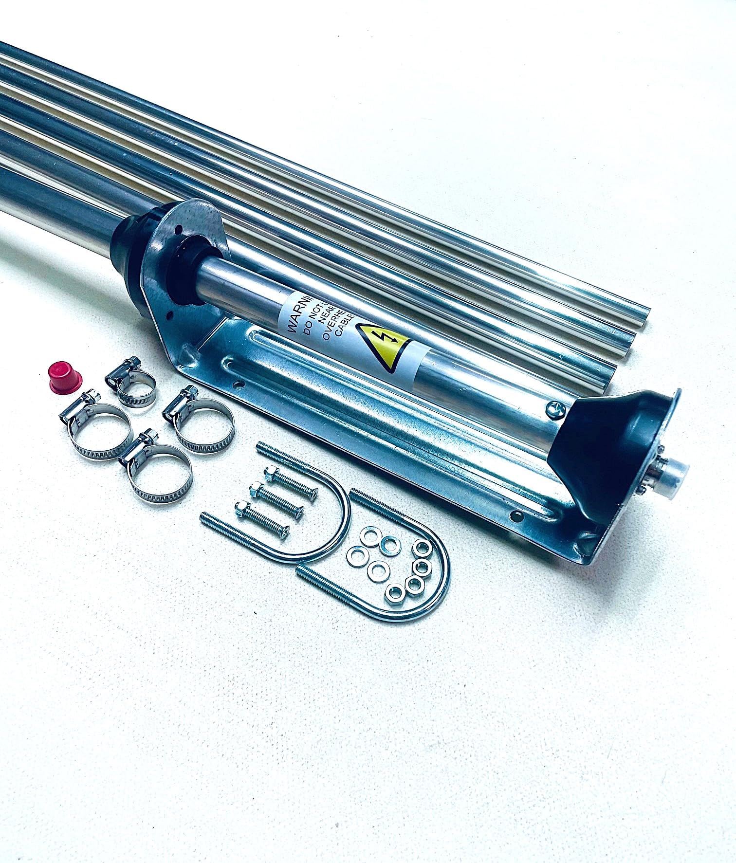 static co., ｜WAVE (silver) Sigma Venom 1/2 Wave Silver Rod CB Base Station Antenna 10