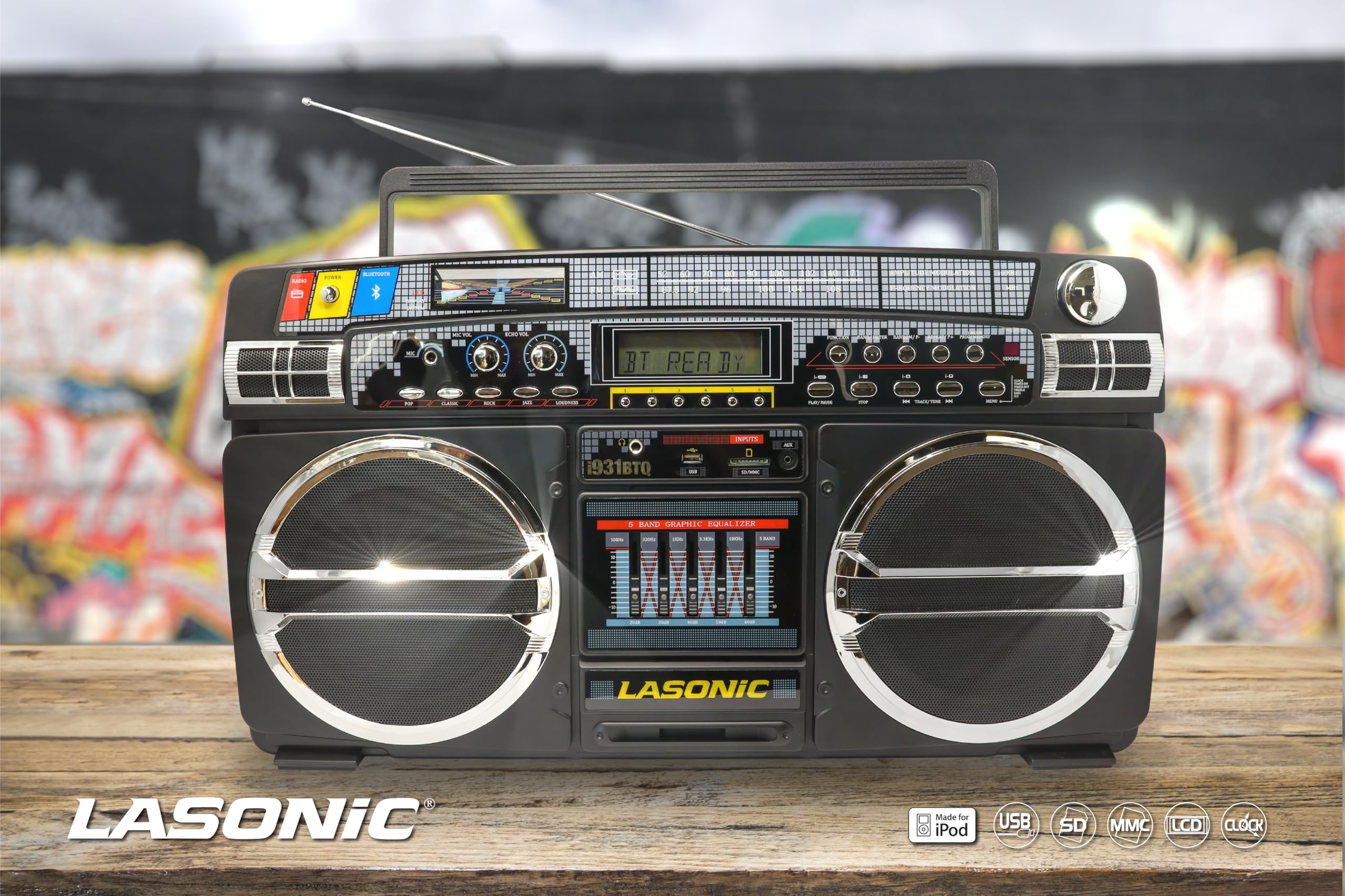 Aqua Terra Lasonic i-931 ポータブル音楽システム Amazon.com 
