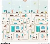 Mamabrum baby play mat 200 x 180 x 1 cm foldable foam mat waterproof portable child safe non-toxic thicker bigger - 4