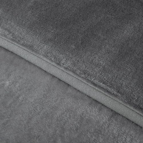 Vista 15 de Chezmoi Collection, cobija de visón sintético, estilo coreano, una capa gruesa y pesada, 8 onzas, tamaño Queen 90 x 92 in, Poliéster & Mezcla