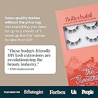 Vista 6 de Sweetheart (1.0) Juego de extensiones de pestañas con ojos de muñeca para mujer, calidad de salón de belleza, 6 juegos de pestañas, no incluye