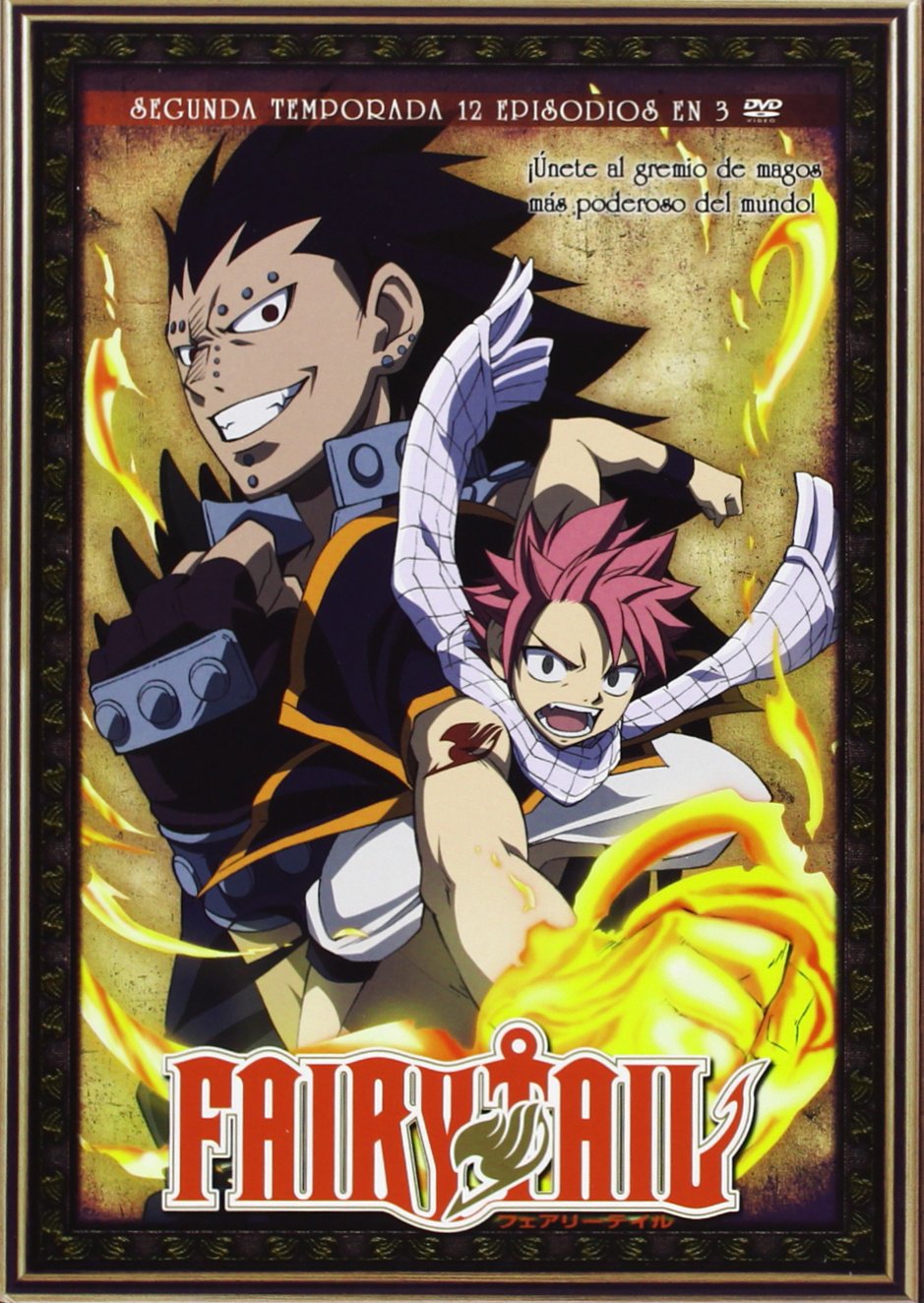 Revive Fairy Tail T2 (3) en DVD y emociónate de nuevo con las grandes aventuras de tu gremio.