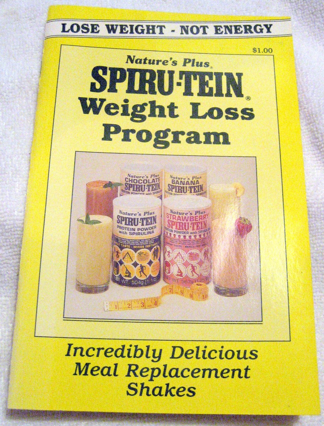 Nature's Plus SPIRUTEIN Weight loss Program 1997 N/A Books