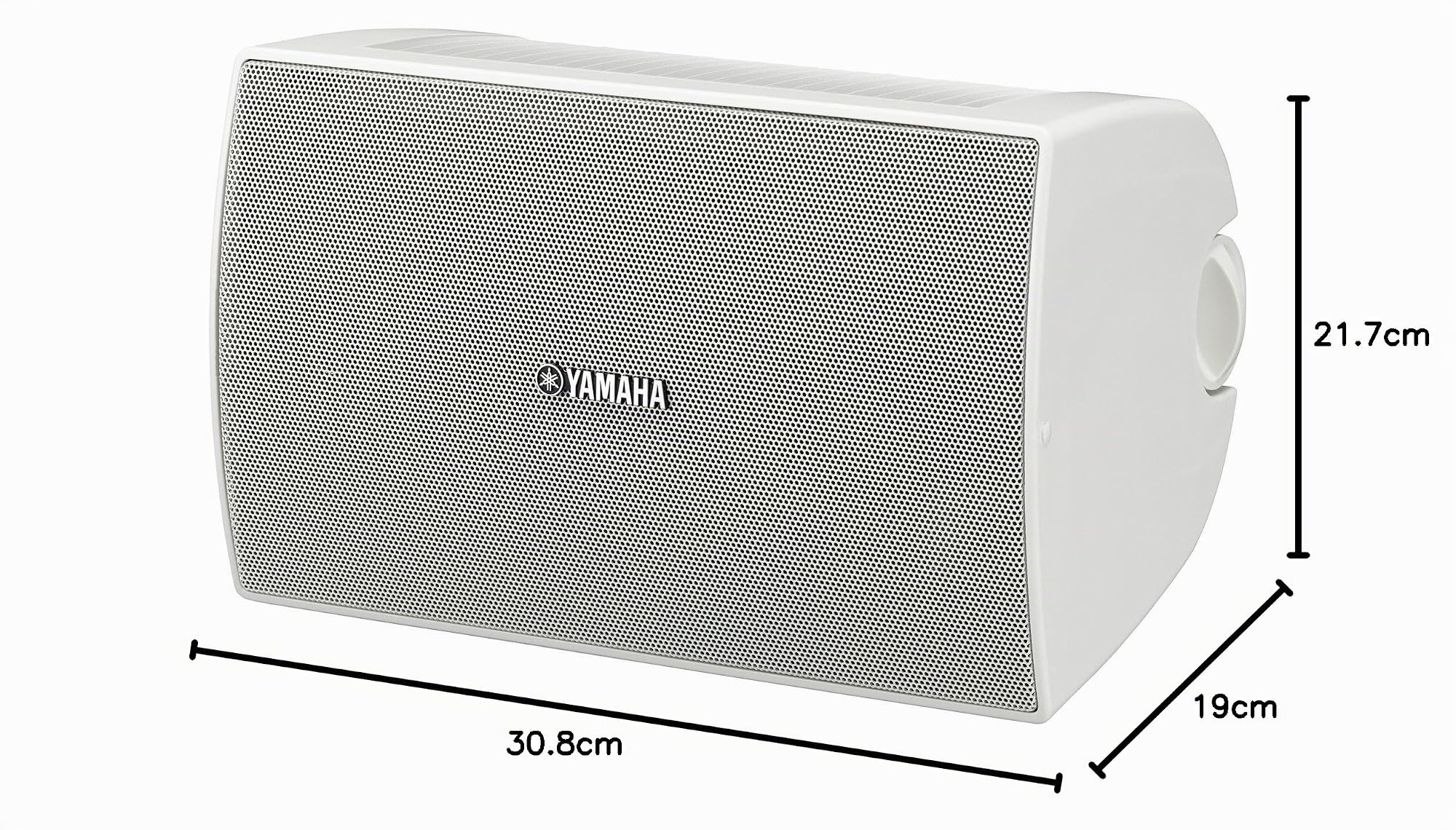 Yamaha NS-AW294 (WH) 2-Wege Außenlautsprecher paar (100 Watt, 87dB) weiß