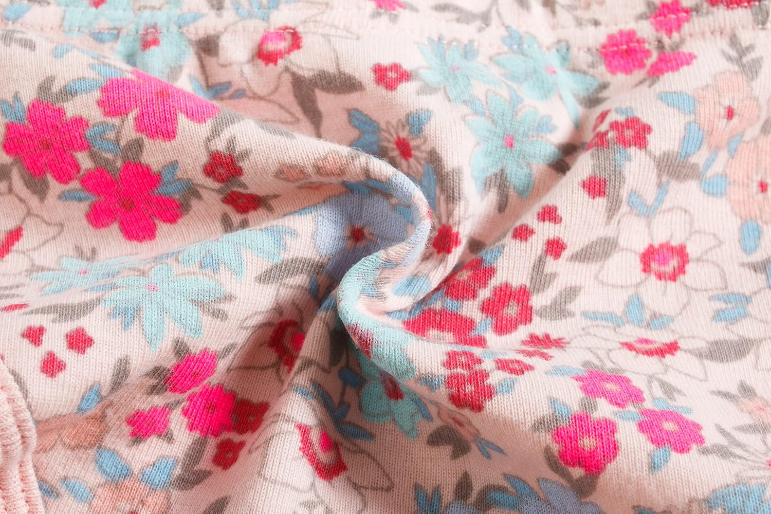 Boboking Soft Cotton Underwear Toddler Girls'Briefs Soft Undies 4 Pink/2
