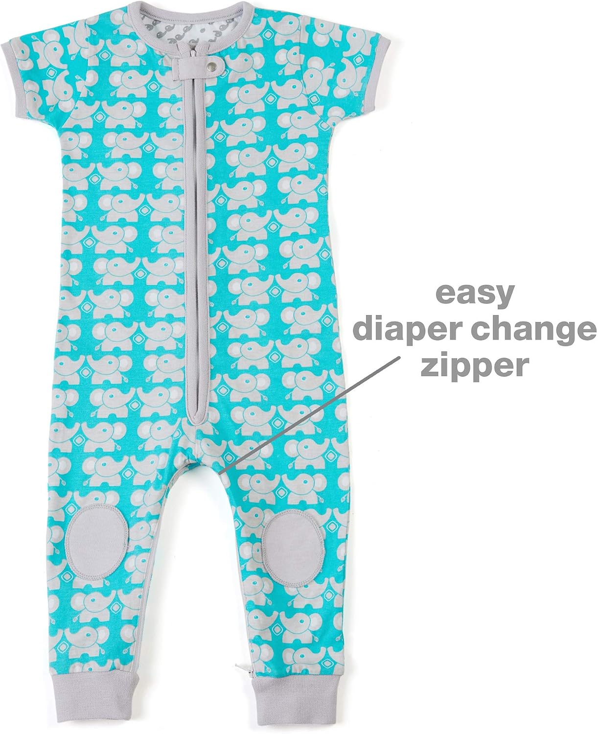Baby Deedee Short Sleeve 1 Piece Footless Romper Pajama