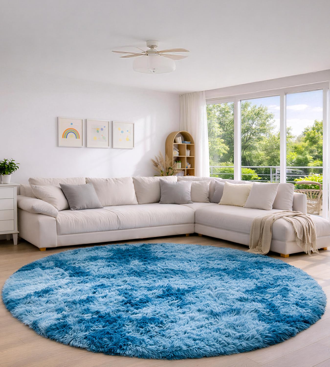 MARATIP Teppich Wohnzimmer Hochflor Schlafzimmer Wohnzimmerteppich