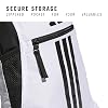 adidas Alliance Mochila de Cordón – Mochila Deportiva, Bolso de Gimnasio Pequeño, Blanco/Negro/3, Talla Única 5