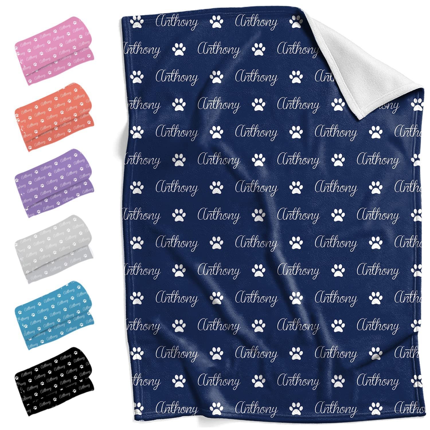 gorm Mantas para Bebes,Manta De Bebe Personalizado con Su Nombre,Manta Personalizada Regalo Personalizado Bebe,Navidad, Acción De Gracias, Bebé Recién Nacido (150x200cm)