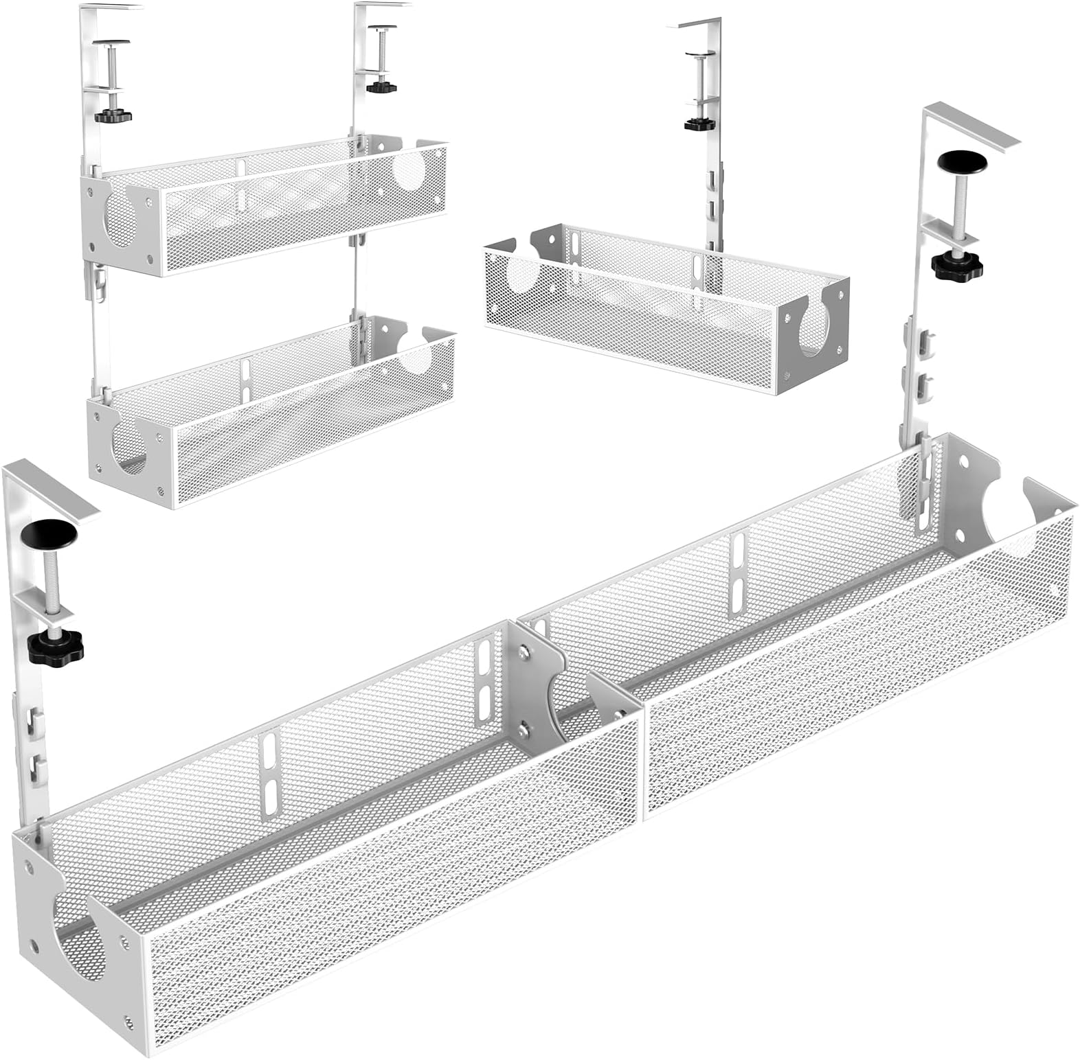 Under Desk Cable Management Box Tray Under Desk Wire