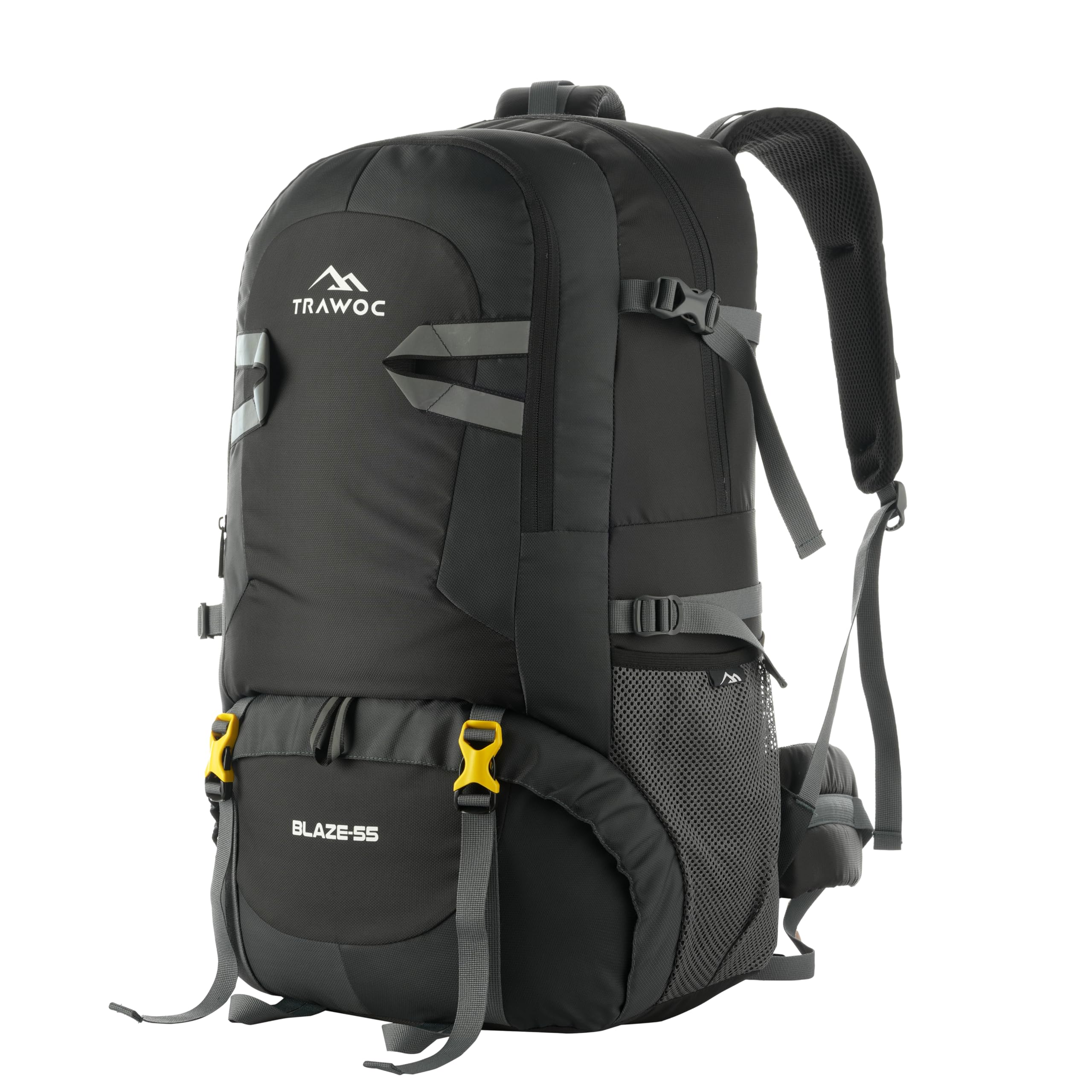 TRAWOC BLAZE 55 Liter Travel Backpack Daypack Bag for Camping Hiking Trekking Bag for Men & Women, SHK014