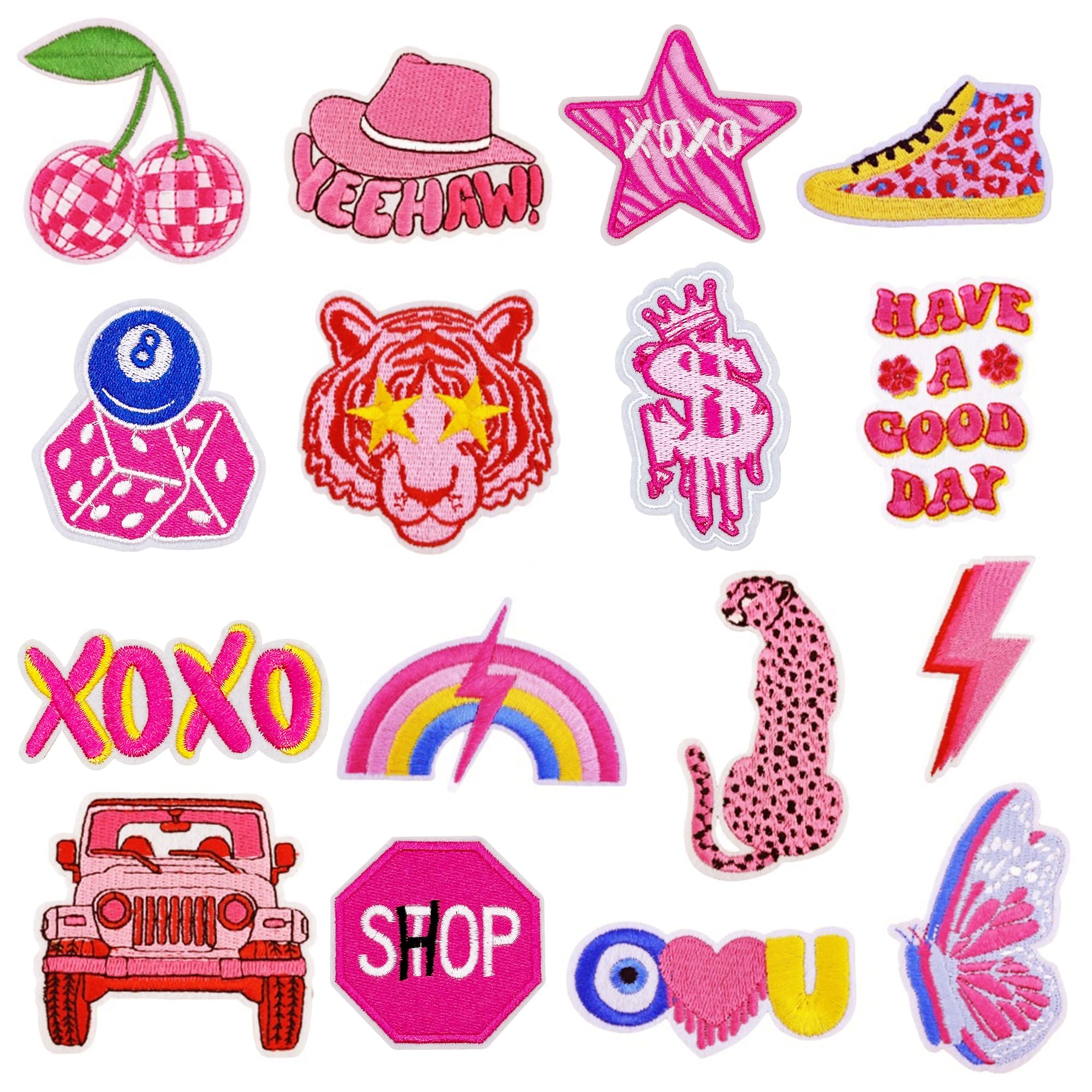 4 Toppe Ricamate Termoadesive Per Abbigliamento - Applicazione Con Ferro Da Stiro O Cucito - Foto 6