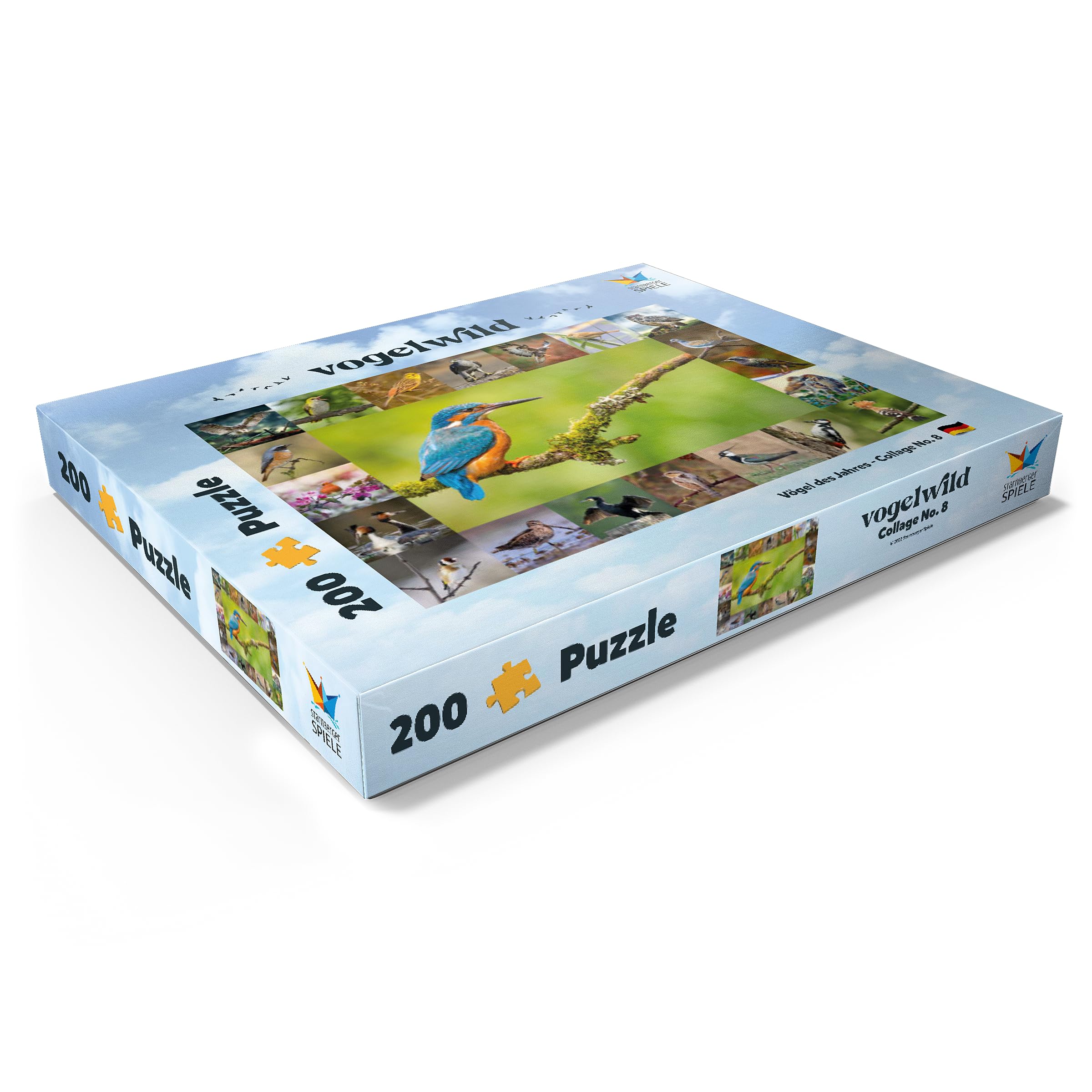 MyPuzzle Martin Pescatore - Puzzle 200 Pezzi Premium Da Collezione - Starnberger Spiele, 48x34 Cm
