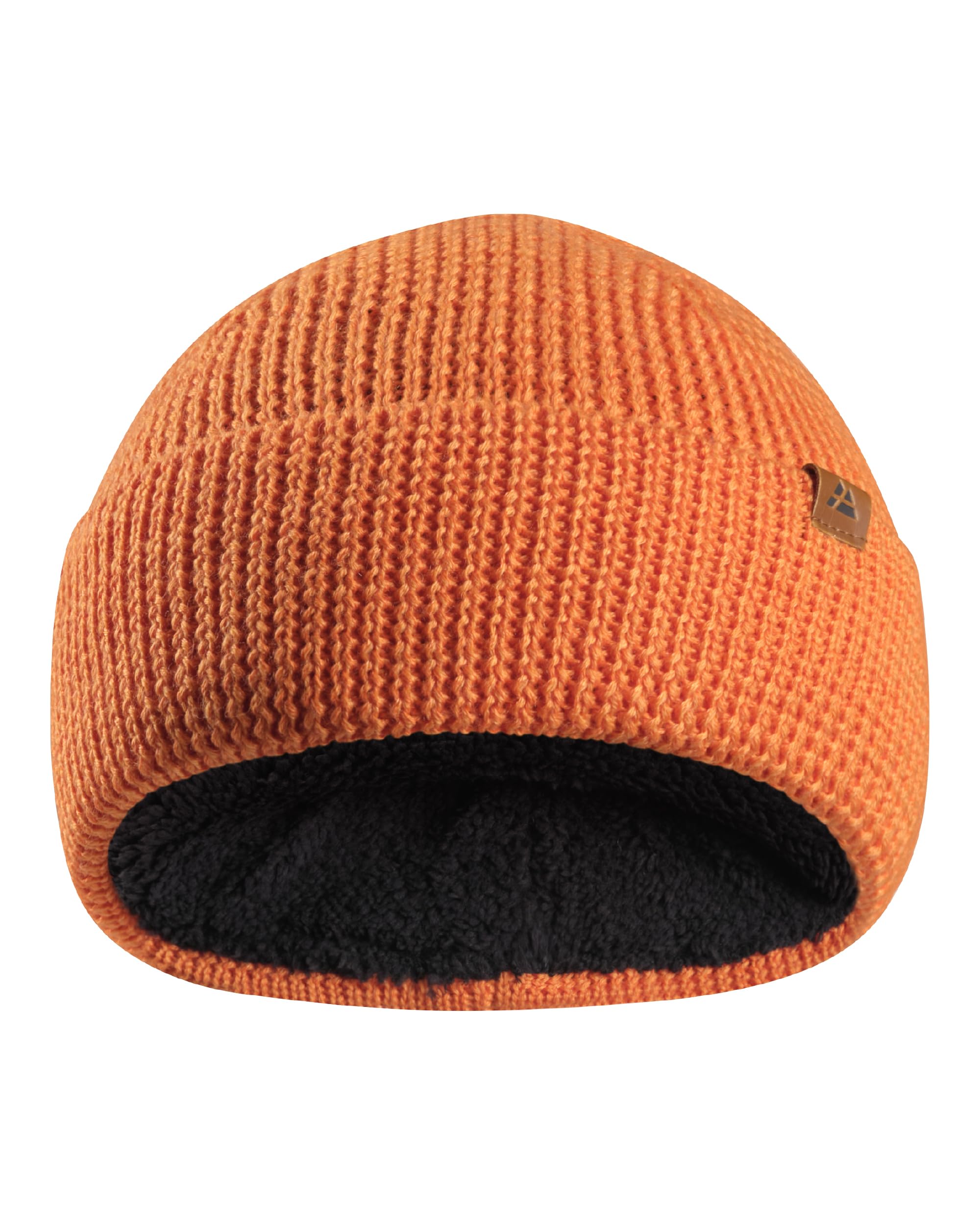 DANISH ENDURANCE Berretto Beanie in Lana Merino e Fodera Pile, Cappello in Maglia, Taglia Unica per Ragazzi e Ragazze, Beanie Invernale, Unisex,
