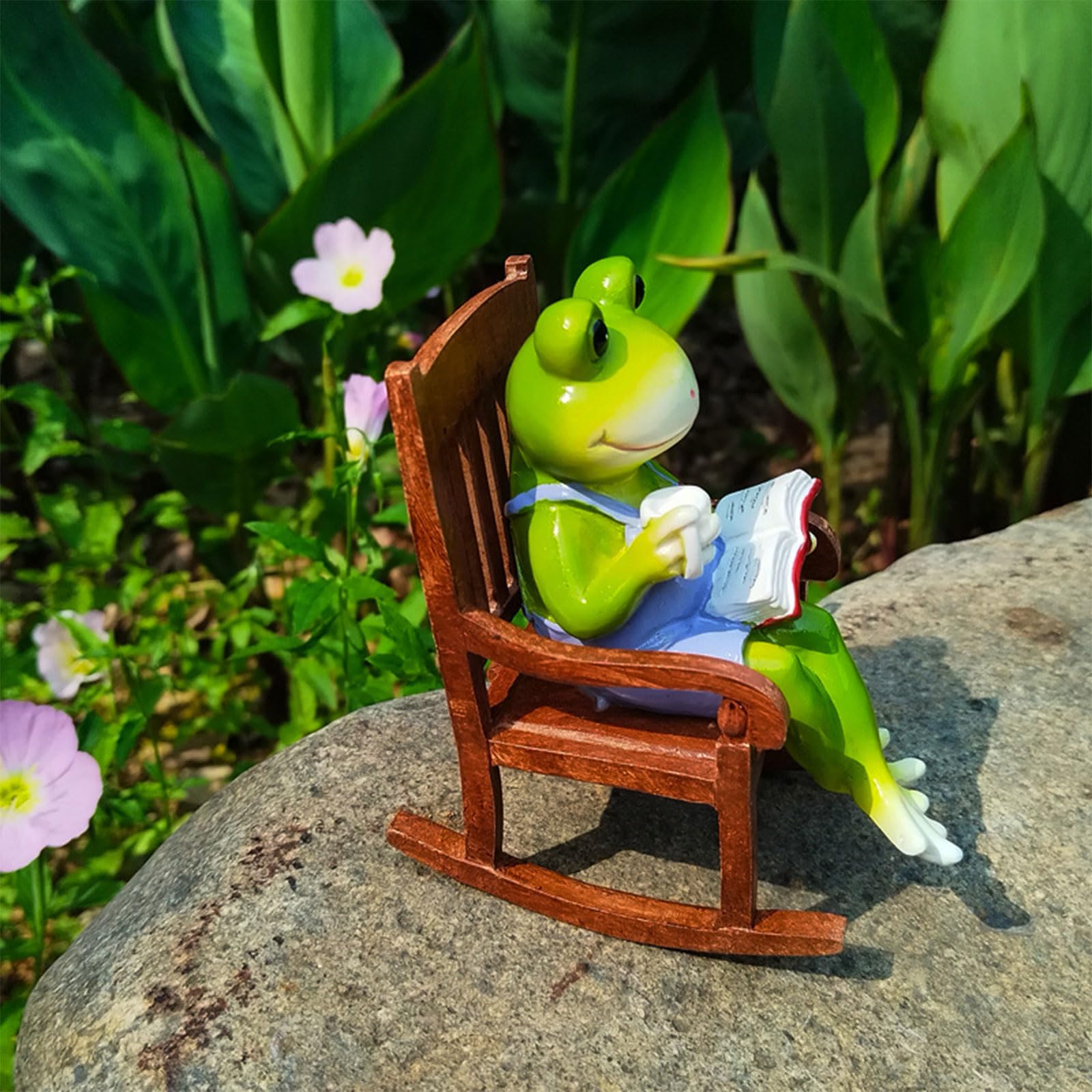 KAILIKETIY Frosch Figur Mit Herz - 14,5cm Harz Deko Für Garten & Wohnzimmer