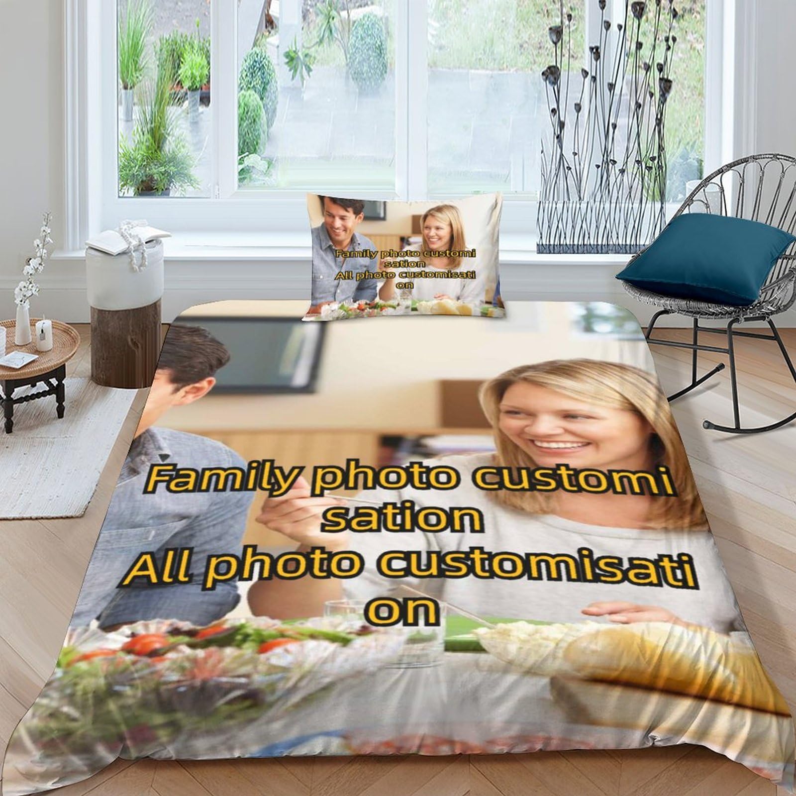 Ensemble de housse de couette personnalisable avec dessins enfants
