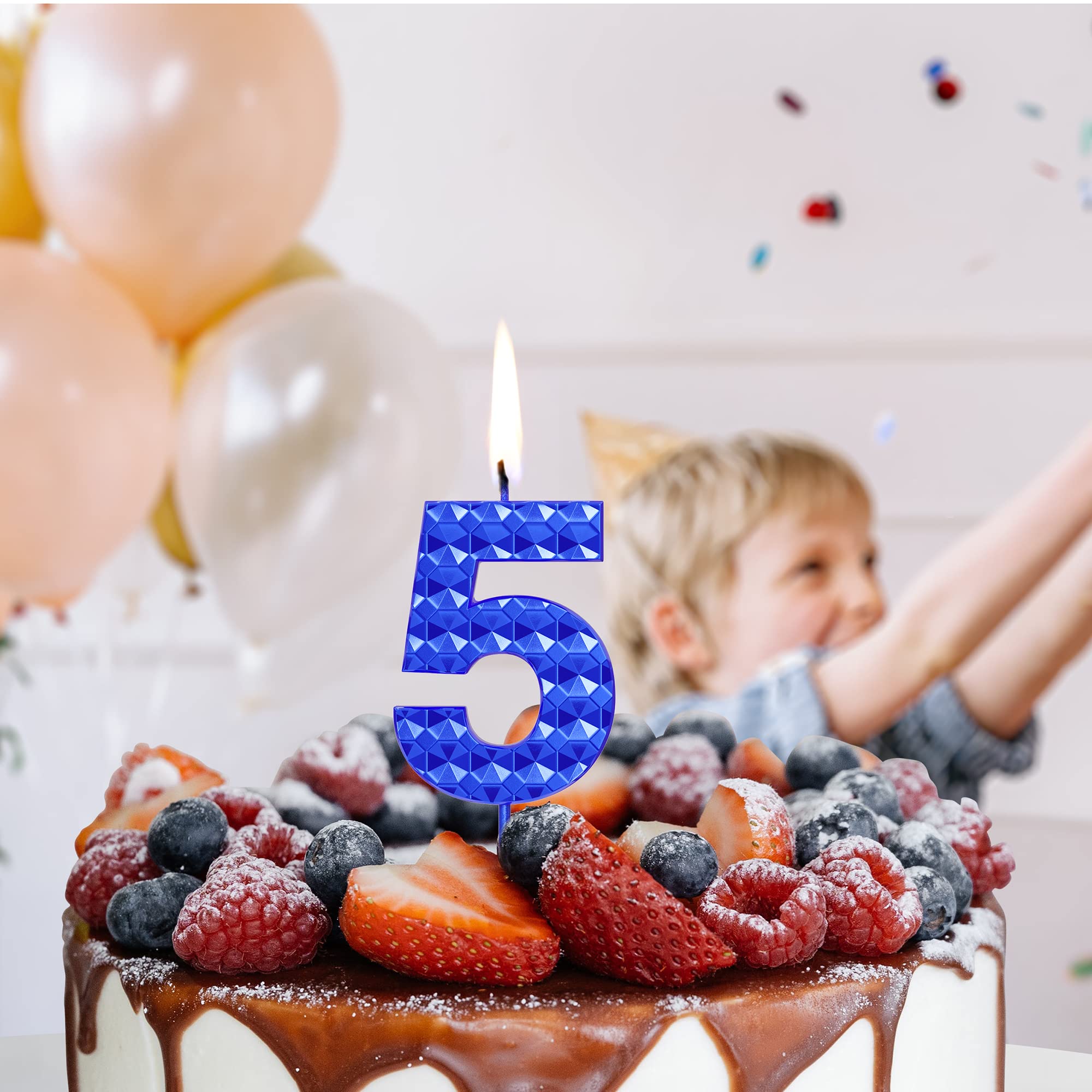 Amazon.co.jp: 4歳の誕生日キャンドル、4歳の誕生日キャンドル40 41 42