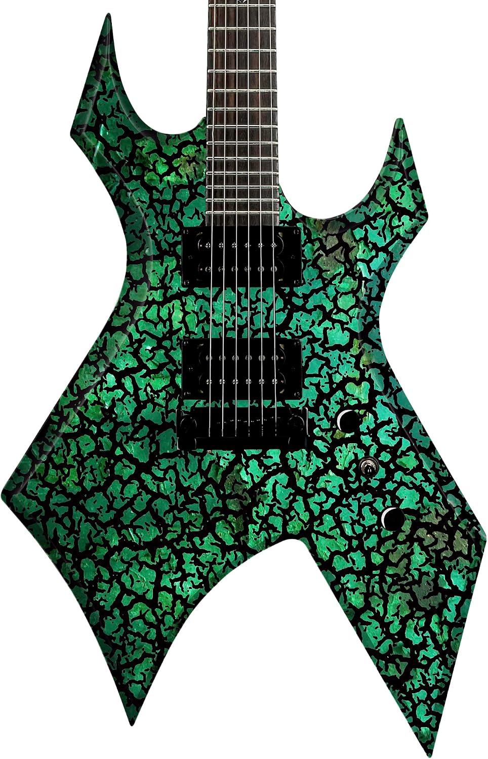DesignDivil The Crackle Selection Guitar or Bass Vinyl Wrap Decal Sticker Reptile GS200
