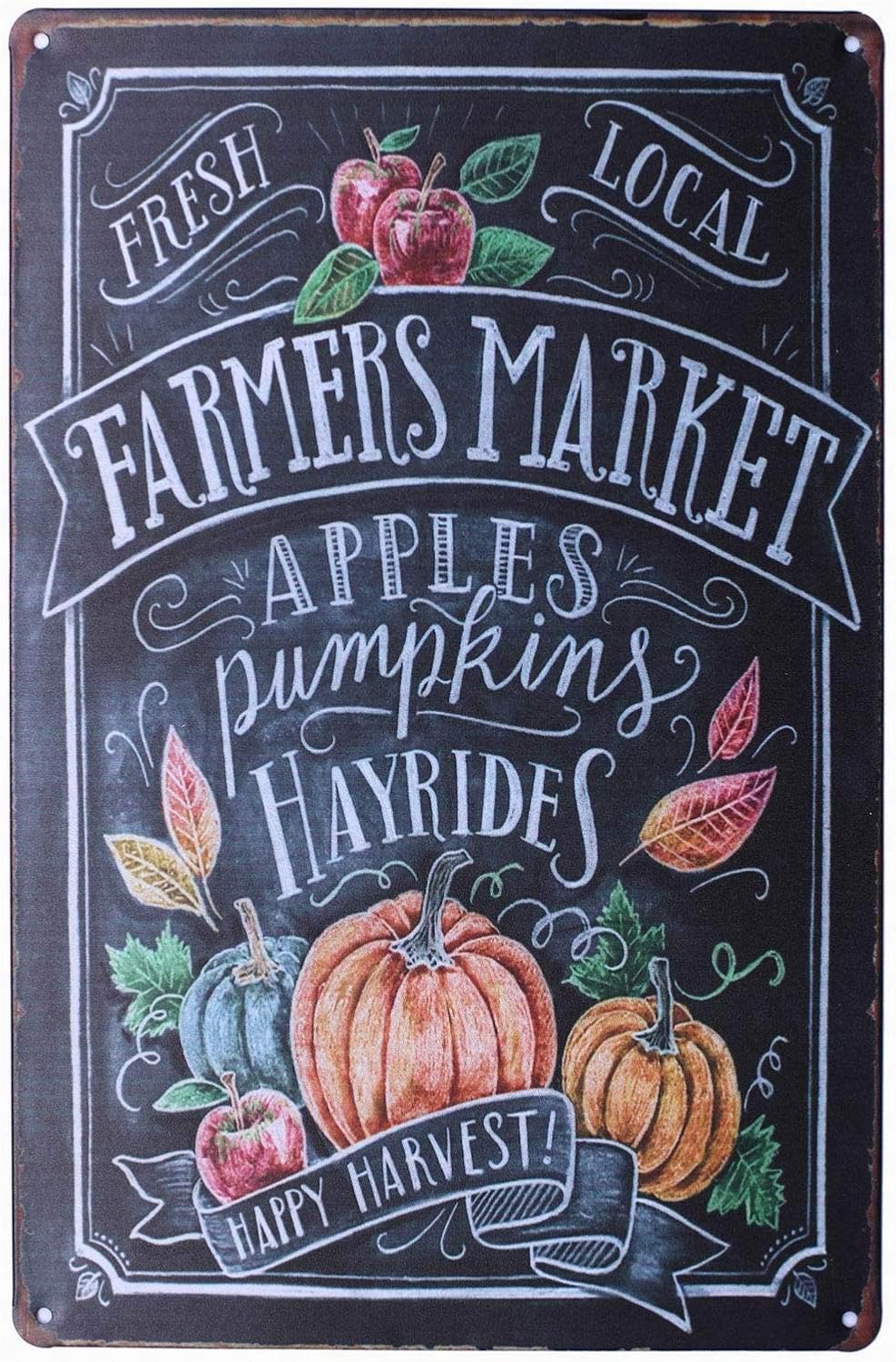 PaBoe Letrero de metal retro vintage de 8 x 12 pulgadas, decoración de pared para el hogar y bar