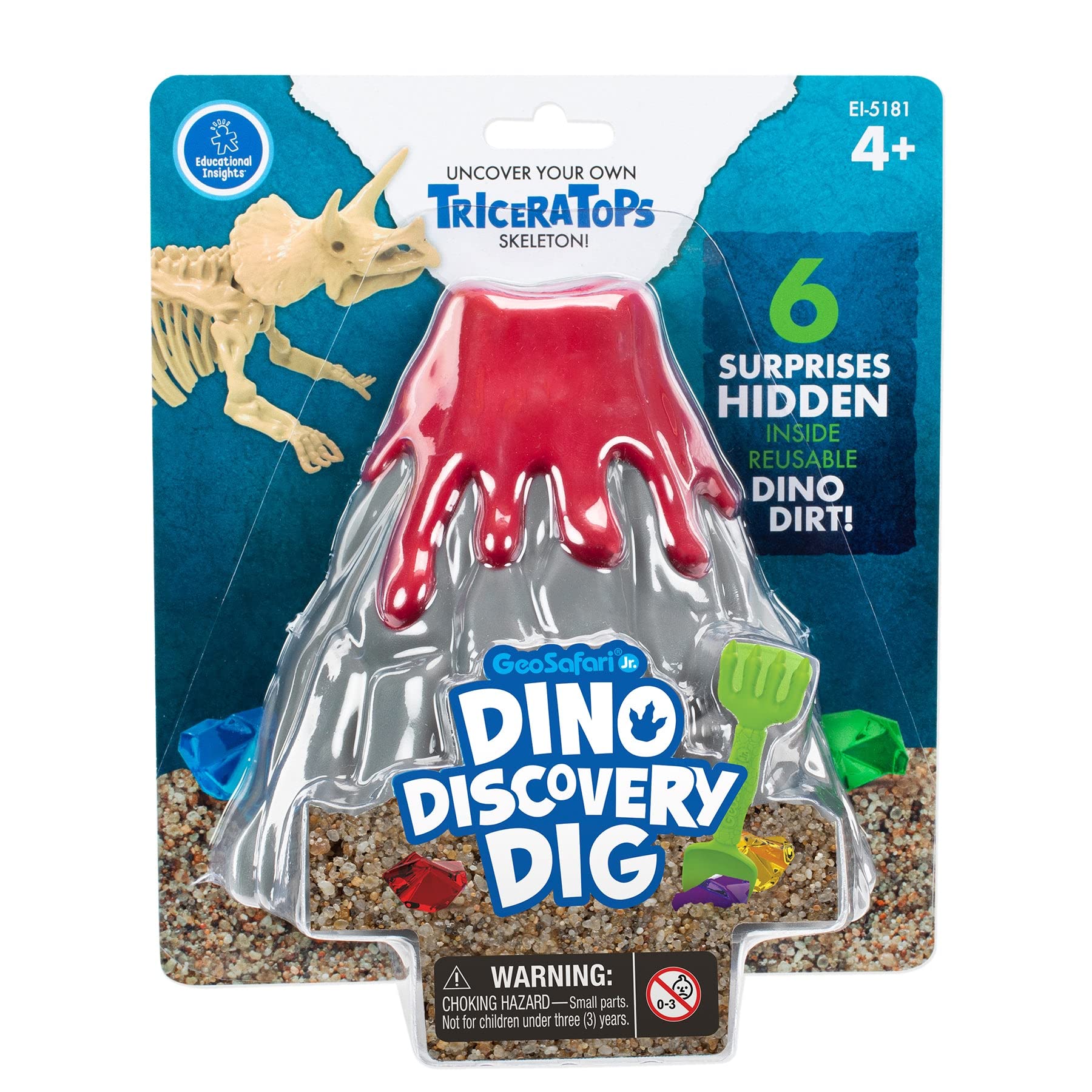 Learning Resources GeoSafari Jr. Dino Odkrycie Dig Triceratops Kit