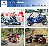 Vista 3 de Eje de transmisión de 10 "x 3/4" con chavetero de 3/16 "para Go Kart Mini Bike