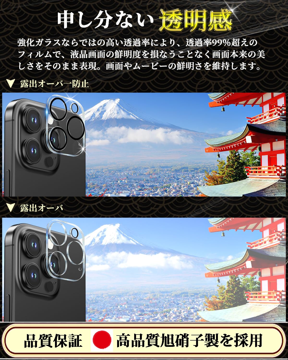 Amazon.co.jp: 対応 iPhone 12 Pro カメラフィルム iPhone 12Pro 