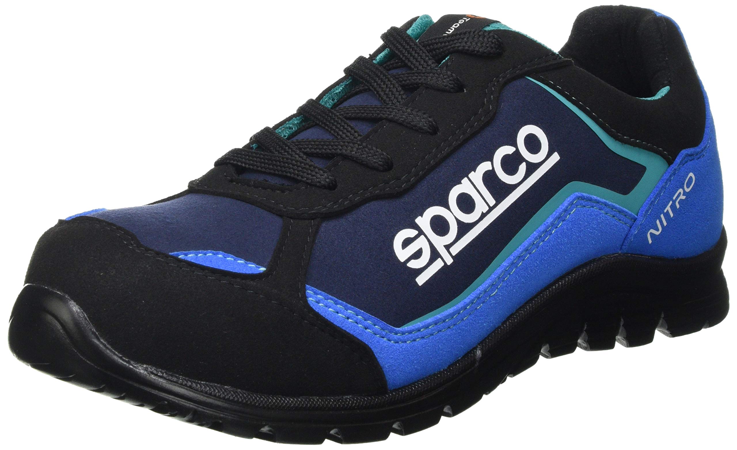 SparcoUnisex's Teamwork Scarpa Antinfortunistica Da Lavoro-Bassa Per Uomo E Donna-Nitro-S3 SRC Fire and Safety Boot