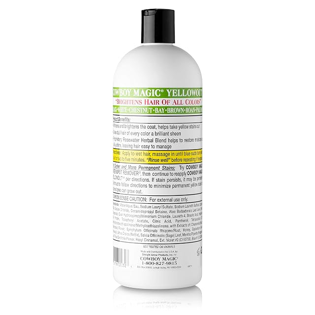Foto 2 de 3 de Other Unisex's CBM0046 Cowboy Magic YELLOWOUT Champú, transparente, 946 ml