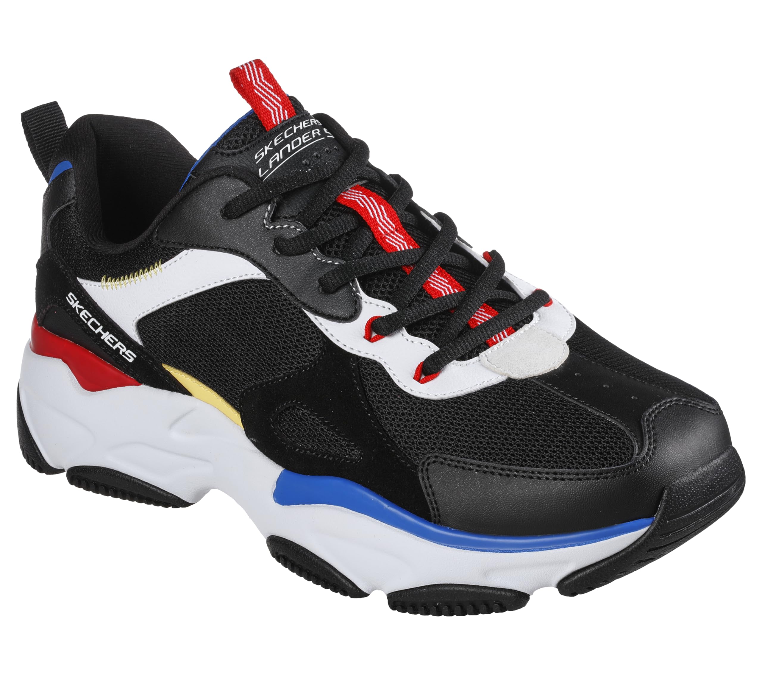 Skechers Lander S-Remix Casual Lace Up Shoe for Mens, Black Multi- 237486-BKMT (B0CZLJFP4J) Amazon Price History, Amazon Price Tracker