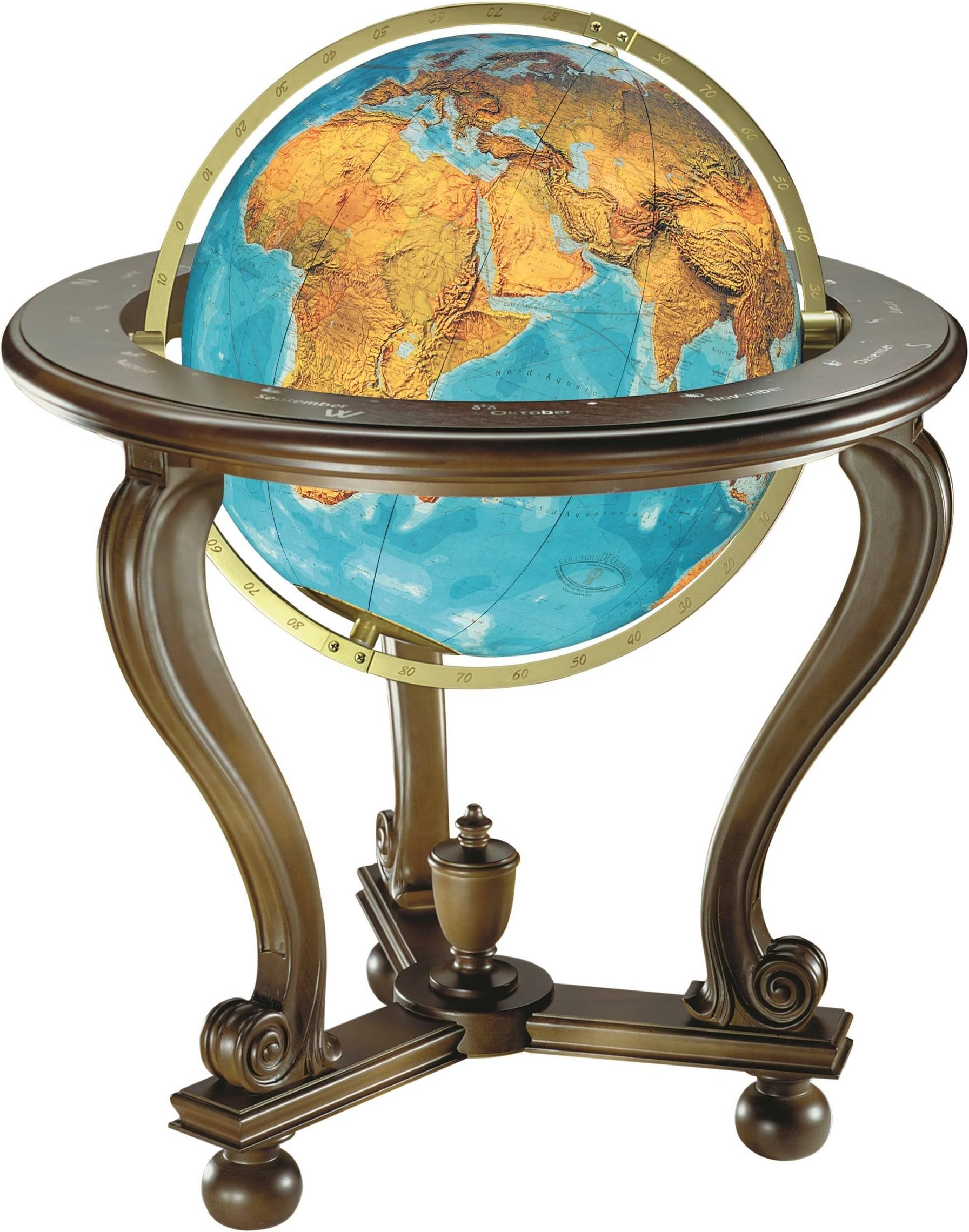 Columbus Berlin 20 Inch Illuminated Floor Globe