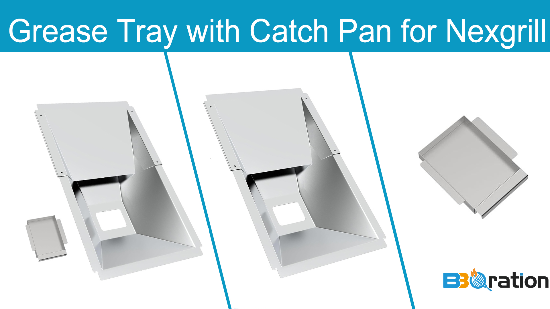 Amazon.com: BBQration Universal Grease Tray with Catch Pan for