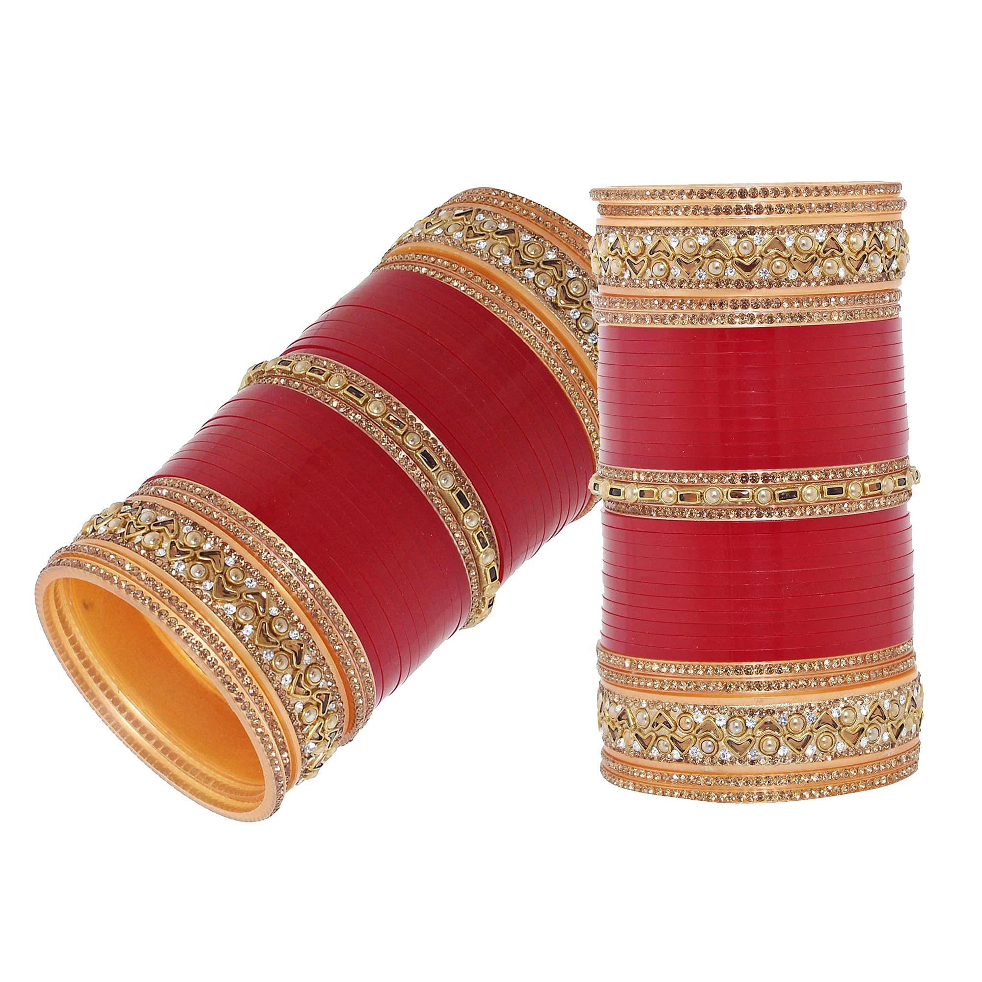 JEWEL21 Bridal Bangle Set Dhanteras/Diwali/Bhai Dooj Collection Wedding Punjabi chuda Designer chura CZ Stone with Kundan Stone with Pearl Maroon Color choora (891-G1C1-JM1443-M-22) (B09NBC8861) Amazon Price History, Amazon Price Tracker
