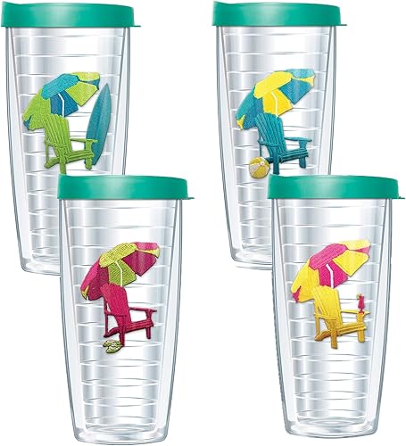 Juego de 4 vasos con tapa negra con diseño de animales salvajes, lobo aullador, oso negro, águila, lobo, vasos aislados de 16 onzas, doble pared,