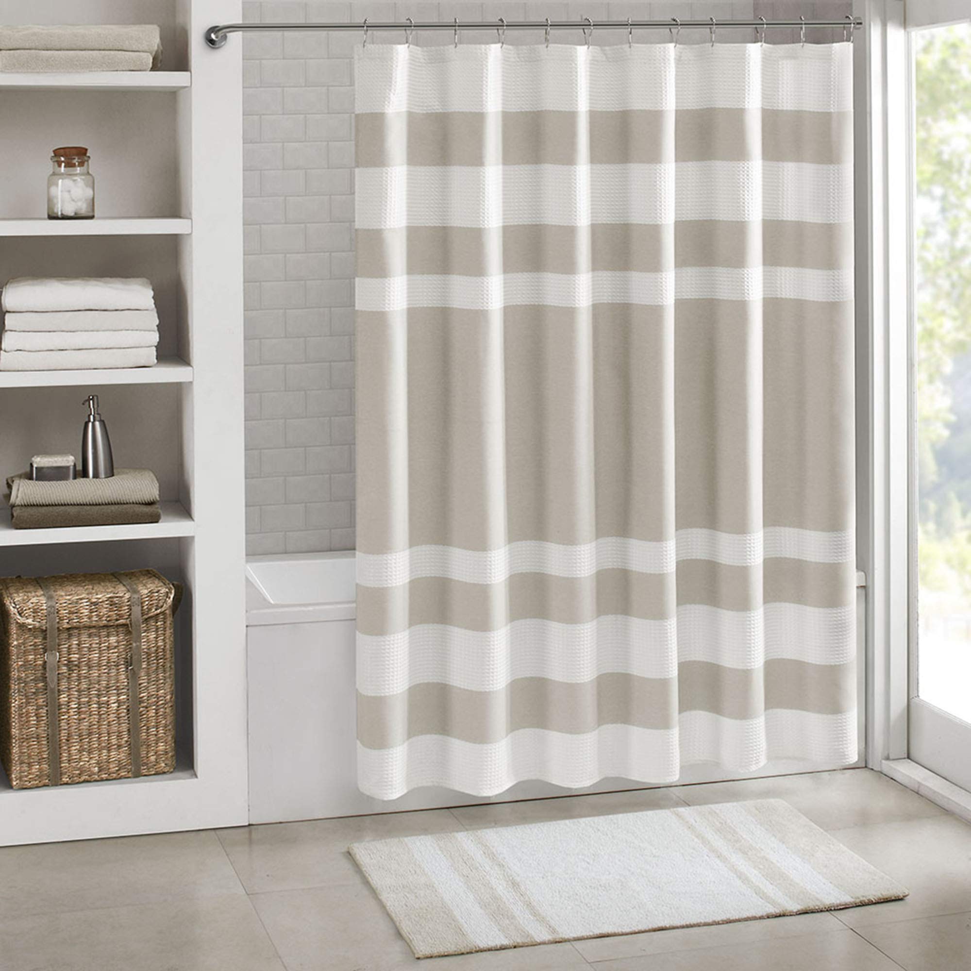 Beige Shower Curtains Curtains & Drapes 2023