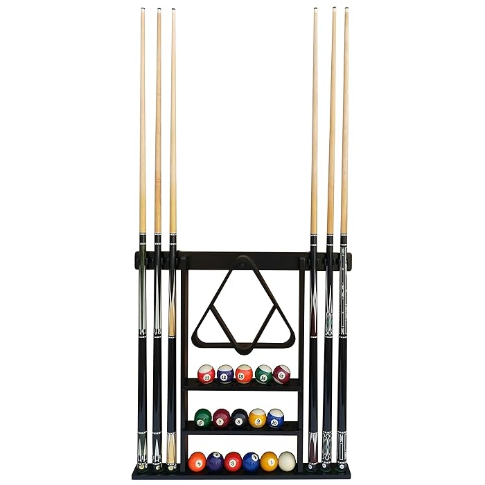Buy Flintar Wall Cue Rack, Premium Billiard Pool Cue Stick Holder, Made