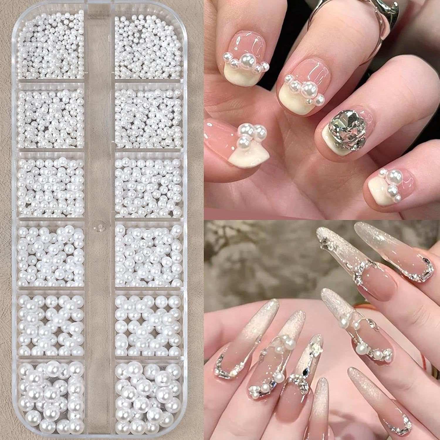 Nail Charm Pearls Decoration Supplies Long-Lasting