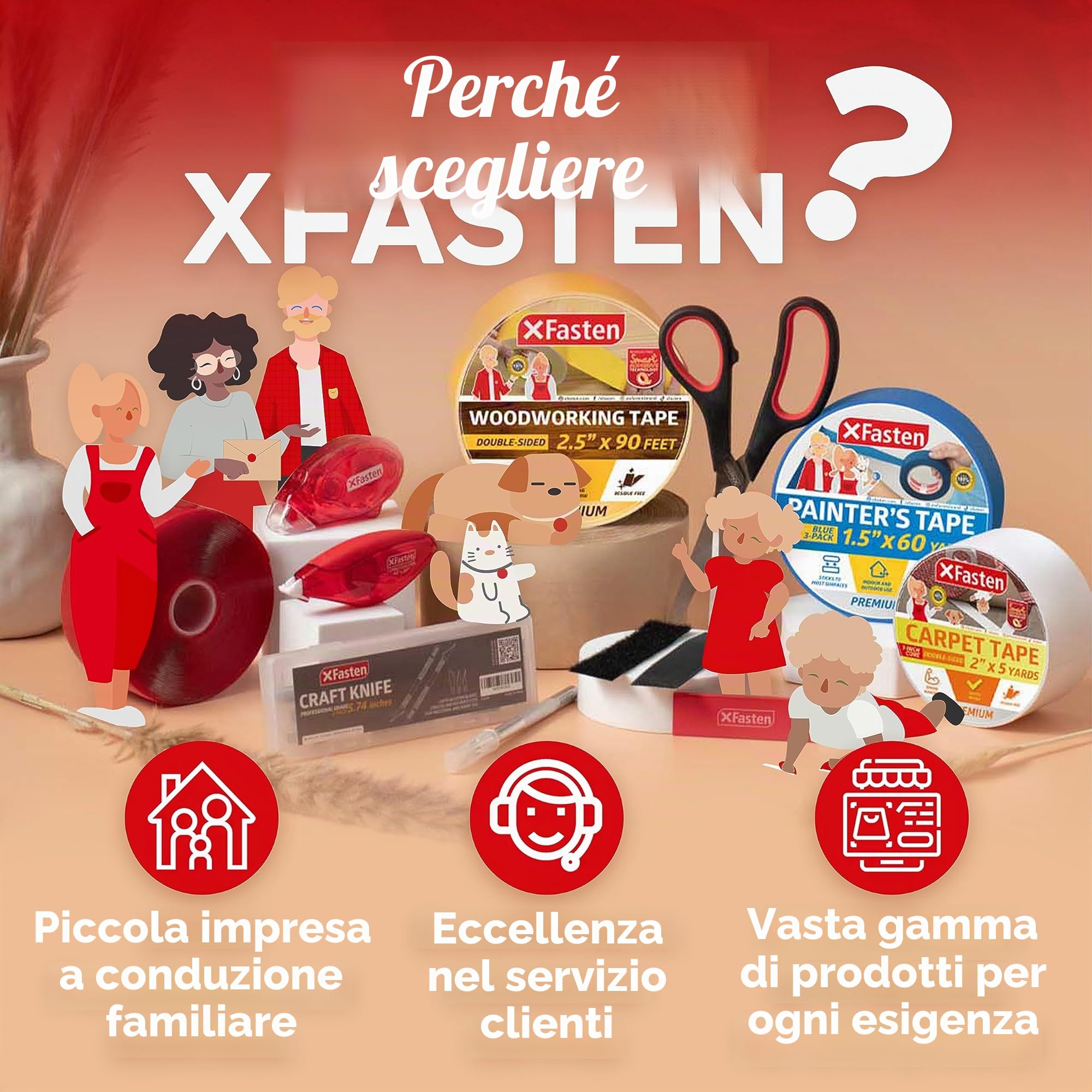Fogli di laminazione autoadesivi XFasten, 9 x 12 pollici (confezione da 50), spessore 4,76
