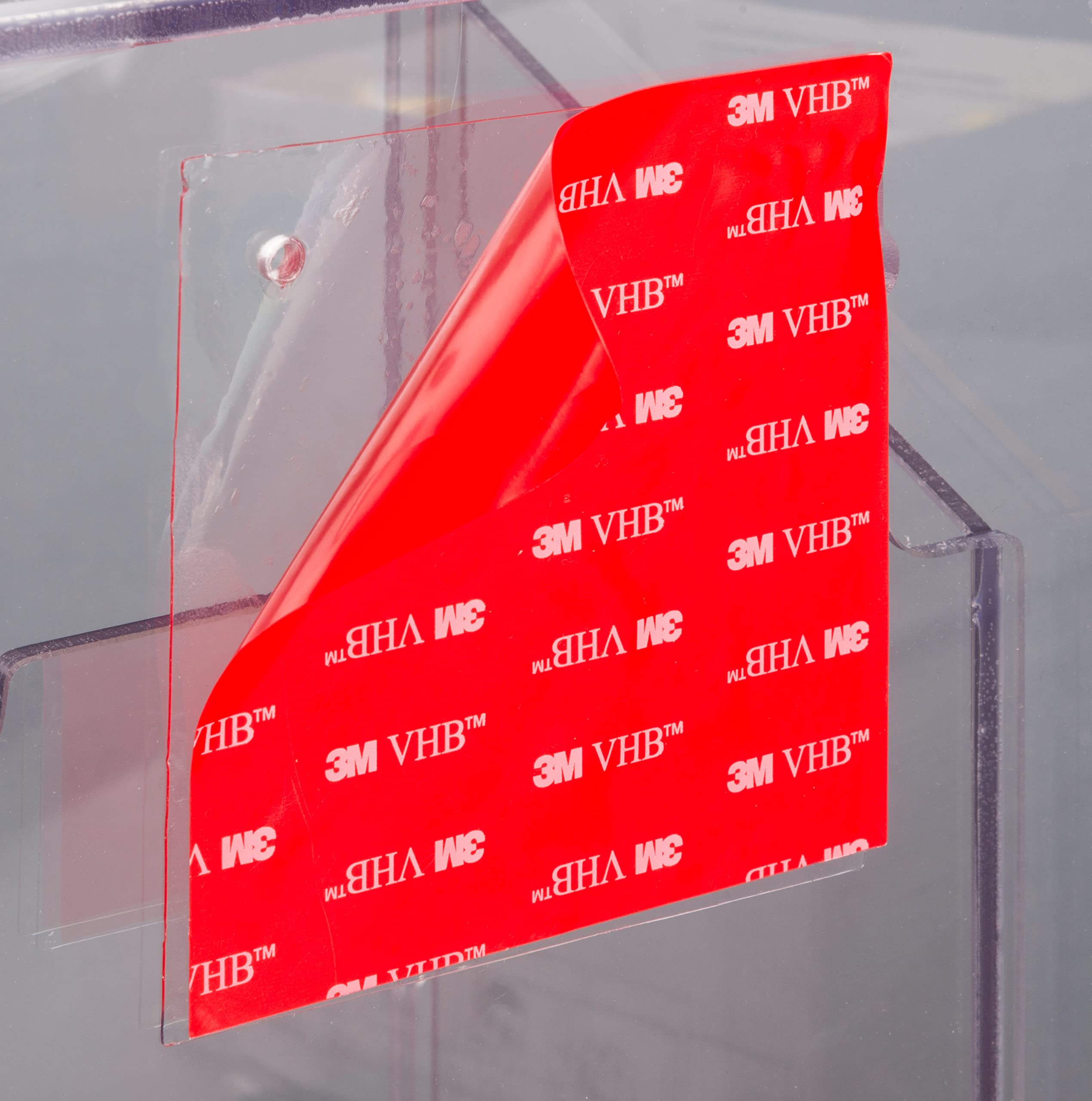 5 Pocket Serological Pipette Holder (PETG) (VHB Adhesive Tape, No Bracket)