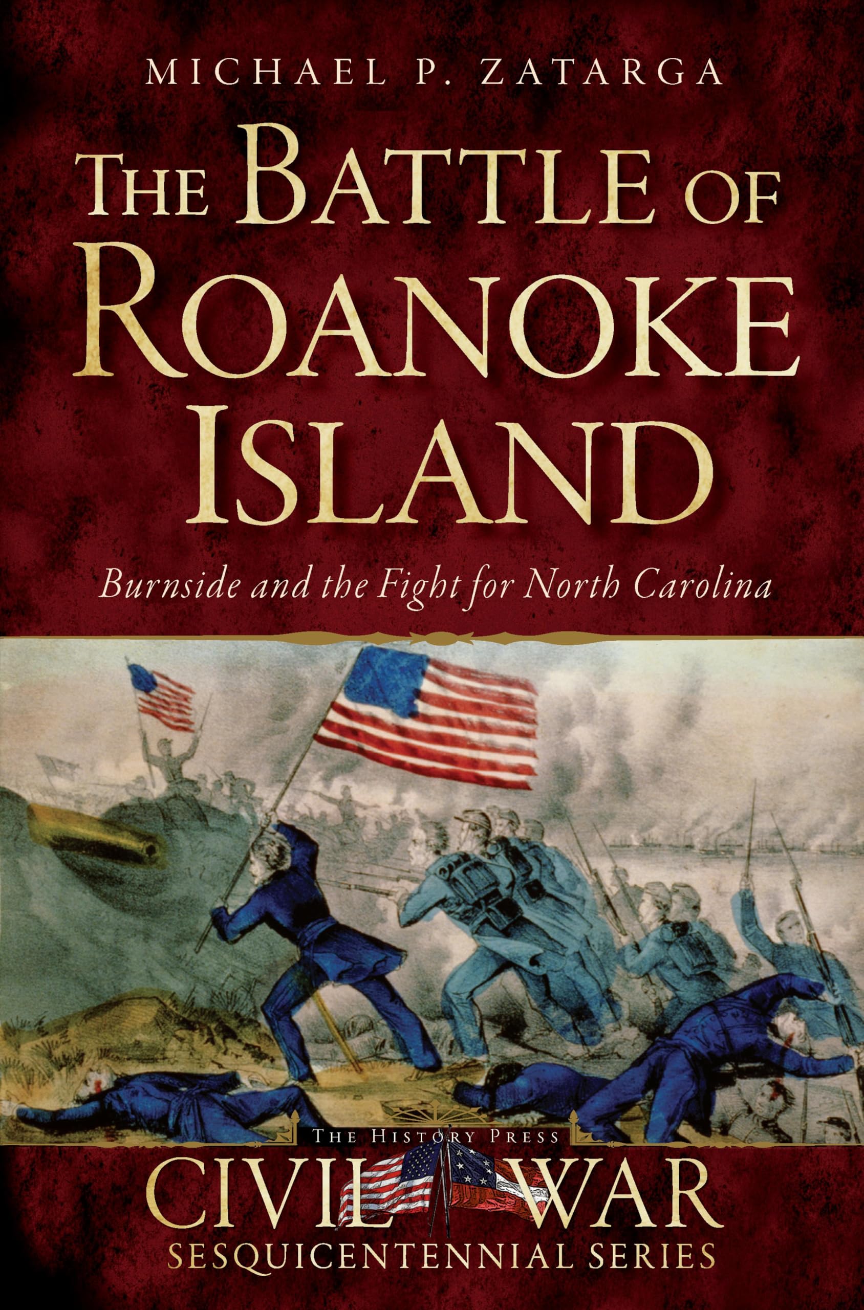 Livre historique Battle of Roanoke Island Burnside en anglais