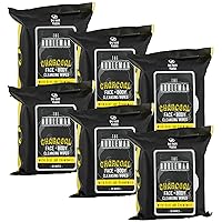 Vista 10 de Toallitas limpiadoras activas/limpiadoras/energizantes para hombre + cuerpo - Paquete de 3 (90 unidades)