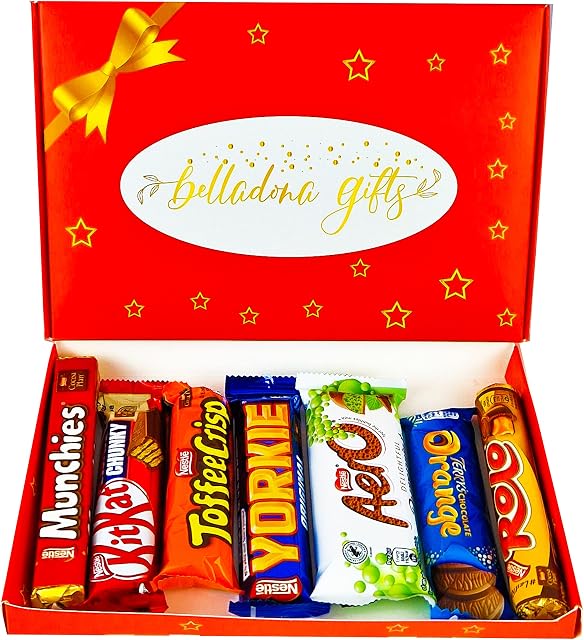 Chocolate Box | Happy Birthday Chocolate | Christmas Hamper | Full Sized Bars | Christmas Chocolate | Birthday Gifts | Letterbox Gift Hamper | Cadbury | Nestle | Chocolate Gifts For Kids |