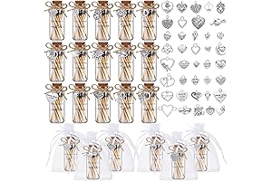 48 Set Perfect Wedding Favors with Personalized Empty Bottles